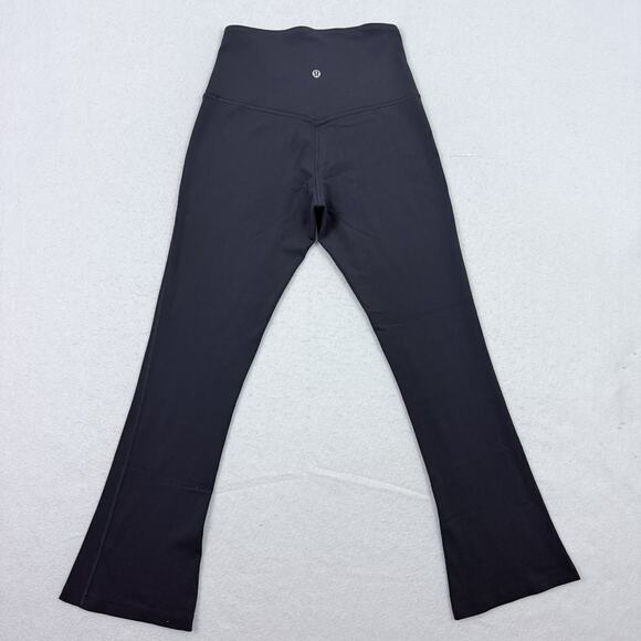 Lululemon Align Mini Flare Pants Dark Gray Size 6 Nulu 27” Yoga Lounge LW5G1Q2S - Picture 3 of 10